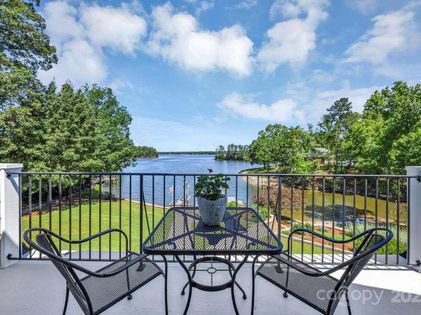 2102 Lake Road, Ridgeway, SC 29130.  MLS# CAR4256737, YatesRealty ID 16450. Balcony off Upper level Bedroom. Amazing views!