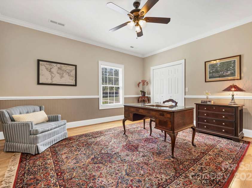 2102 Lake Road, Ridgeway, SC 29130.  MLS# CAR4256737, YatesRealty ID 16450. Main level, 3rd Bedroom currently being used as on Office. 2 closets.