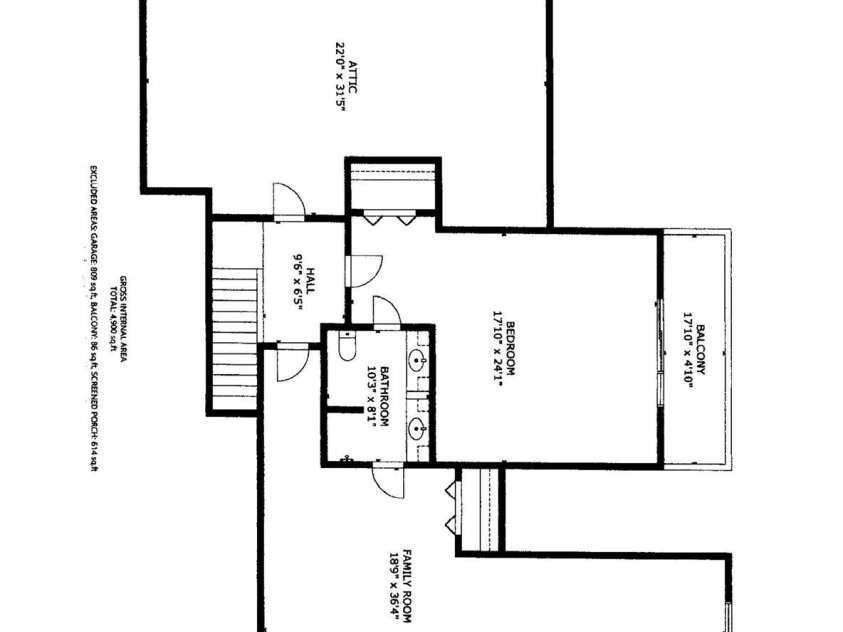 2102 Lake Road, Ridgeway, SC 29130.  MLS# CAR4256737, YatesRealty ID 16450. Upper / 2nd Level Floor Plan