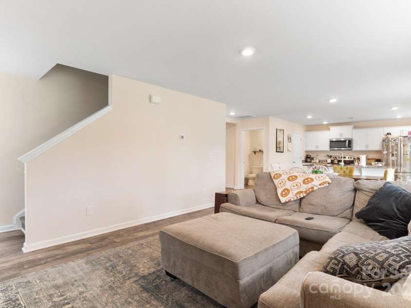 2859 Sherrills Stream Drive, Sherrills Ford, NC 28673.  MLS# CAR4264801, YatesRealty ID 16458. Stairs from living room