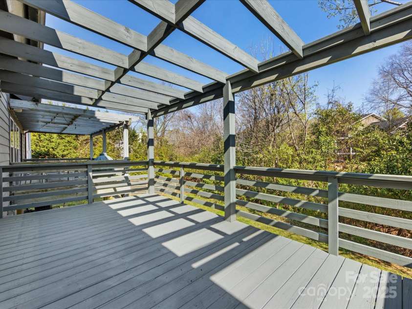2709 Yadkin Avenue, Charlotte, NC 28205.  MLS# CAR4238325, YatesRealty ID 16469. Deck