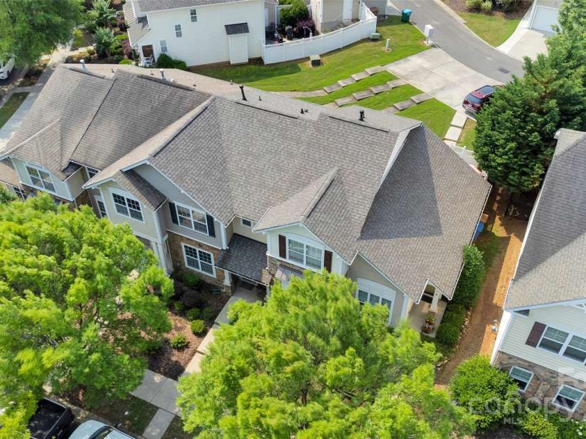 8009 Whitehawk Hill Road, Waxhaw, NC 28173.  MLS# CAR4232872, YatesRealty ID 16475. Aerial view of front of home.