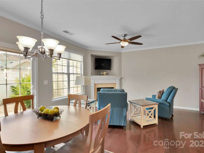 8009 Whitehawk Hill Road, Waxhaw, NC 28173.  MLS# CAR4232872, YatesRealty ID 16475. Another view from the dining area.