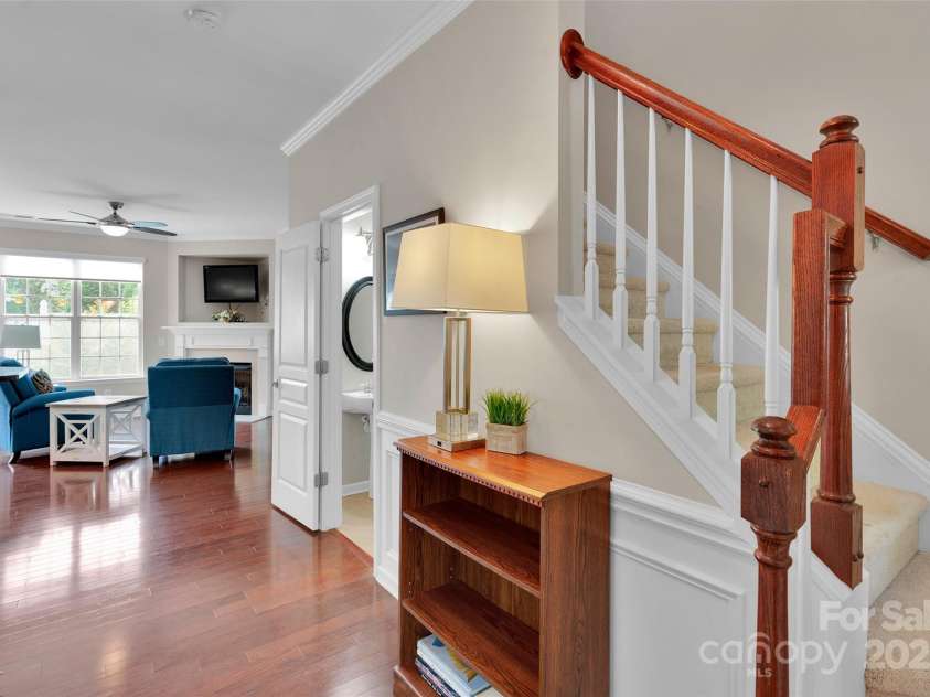 8009 Whitehawk Hill Road, Waxhaw, NC 28173.  MLS# CAR4232872, YatesRealty ID 16475. Light-filled foyer.