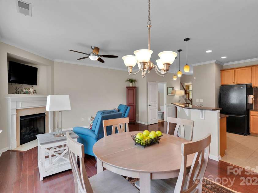 8009 Whitehawk Hill Road, Waxhaw, NC 28173.  MLS# CAR4232872, YatesRealty ID 16475. View from the dining area.