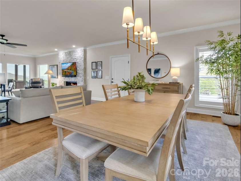 4 Matheny Acres Drive, Waynesville, NC 28786.  MLS# CAR4371766, YatesRealty ID 16478. Dining Room