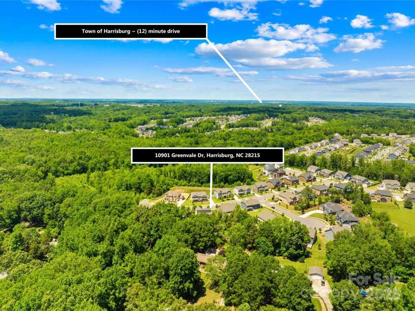 10901 Greenvale Drive, Harrisburg, NC 28075.  MLS# CAR4259020, YatesRealty ID 16479. 