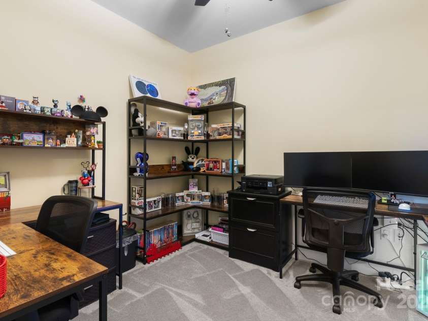 353 Olivet Lane, Fletcher, NC 28732.  MLS# CAR4226055, YatesRealty ID 16483. Basement office space