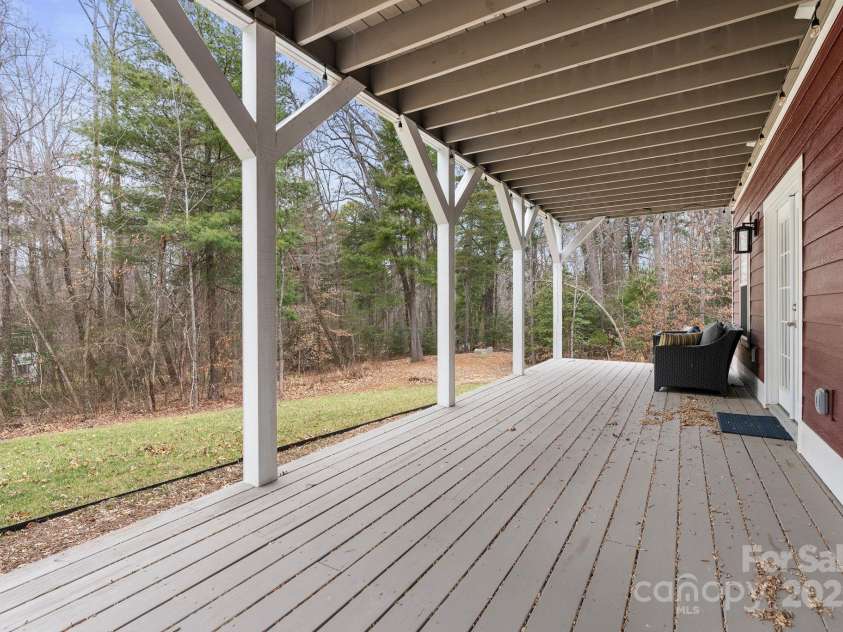 353 Olivet Lane, Fletcher, NC 28732.  MLS# CAR4226055, YatesRealty ID 16483. Lower level deck