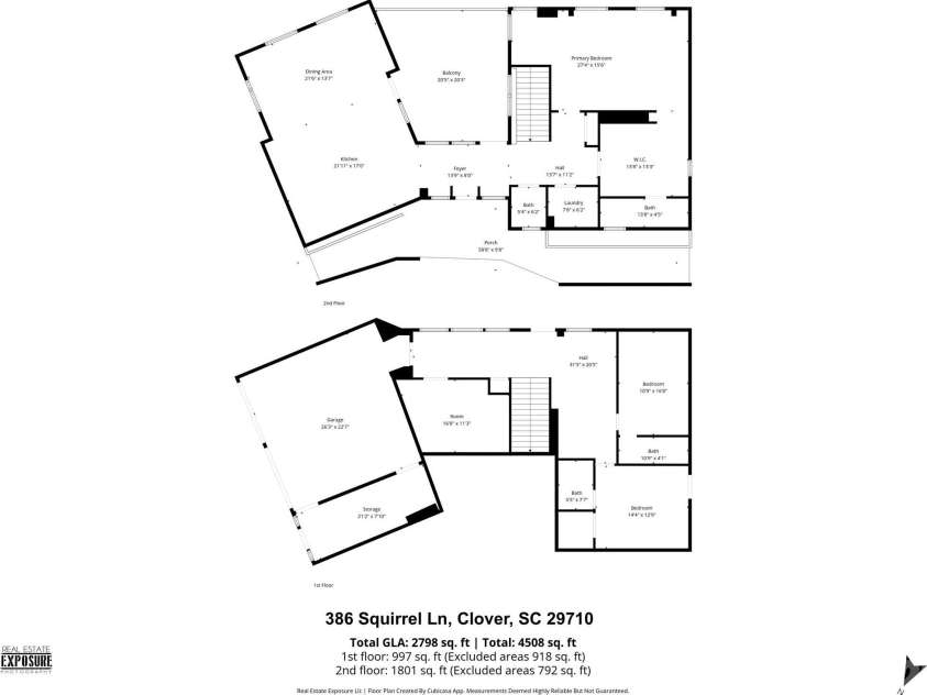 386 Squirrel Lane, Clover, SC 29710.  MLS# CAR4363292, YatesRealty ID 16485. 