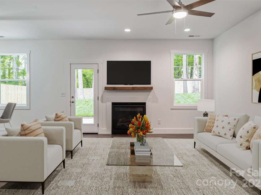 15 Myrtle Lee Cove, Arden, NC 28704.  MLS# CAR4254798, YatesRealty ID 16491. Main level living area - virtually staged