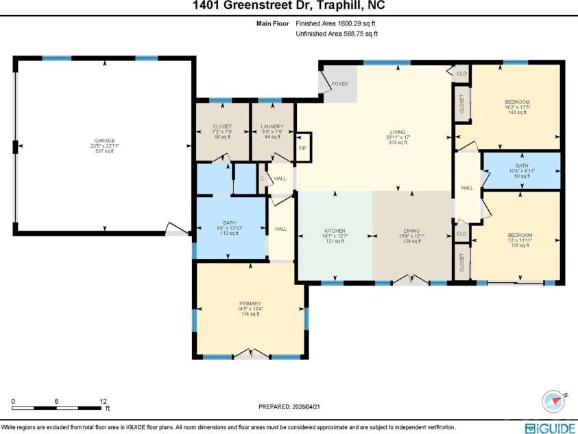 1401 Greenstreet Drive, Traphill, NC 28685.  MLS# CAR4371003, YatesRealty ID 16505. 
