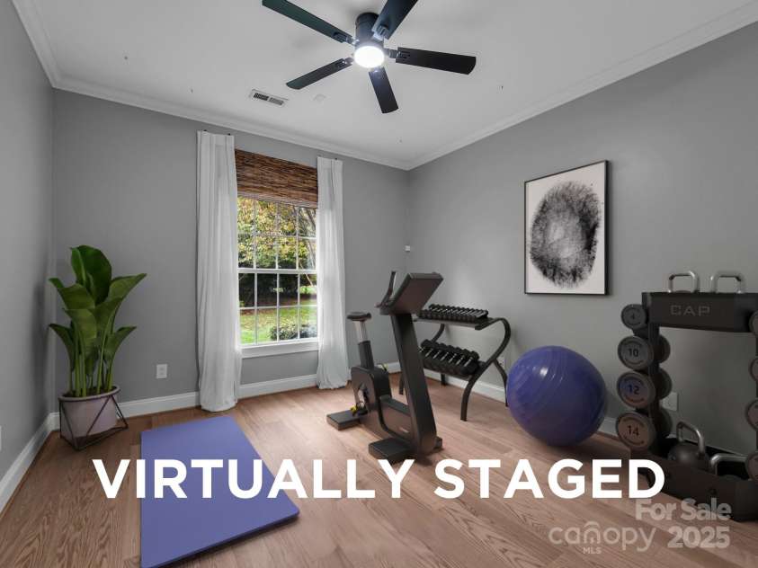 271 Lockhard Circle, Troutman, NC 28166.  MLS# CAR4194496, YatesRealty ID 16508. THE BEDROOM NEXT TO THE PRIMARY SUITE CAN BE USED FOR GUESTS, A HOME GYM, OR WHATEVER YOUR SUITS YOUR LIFESTYLE NEEDS
