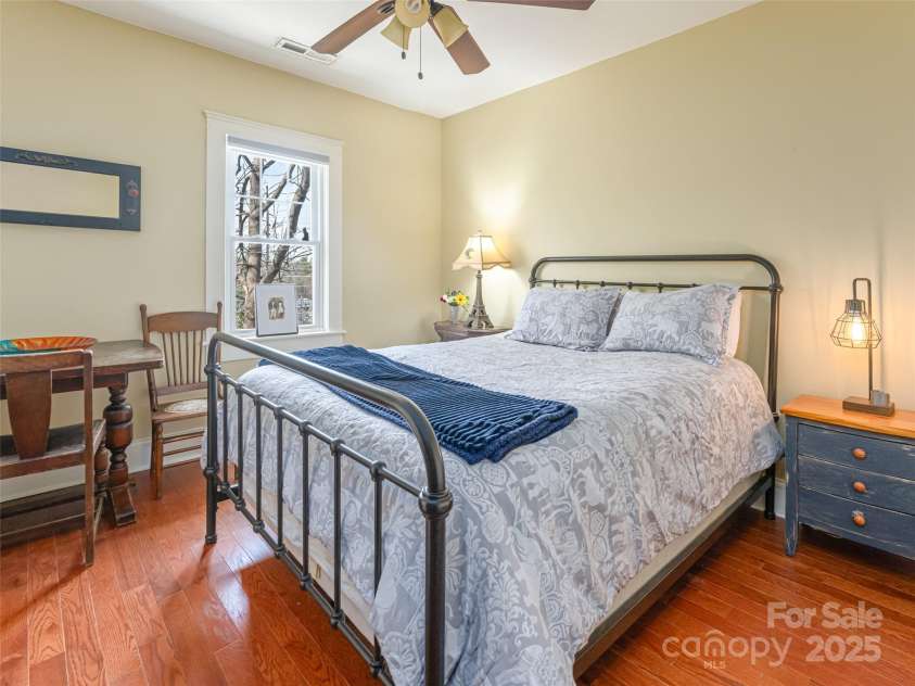 7 Temple Avenue, Asheville, NC 28804.  MLS# CAR4237775, YatesRealty ID 16513. First bedroom.