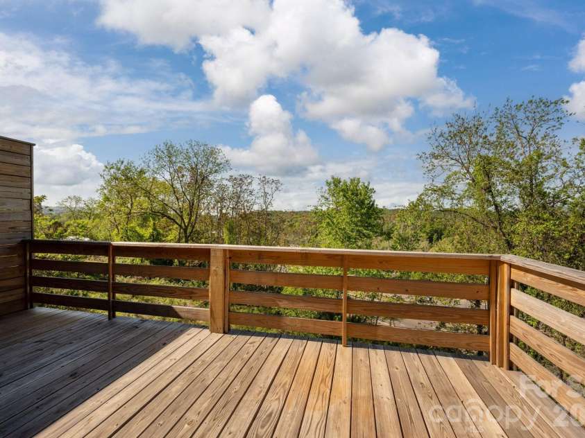 30 and 32 View Street, Asheville, NC 28804.  MLS# CAR4375347, YatesRealty ID 16534. Private Back Deck