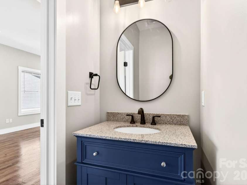30 and 32 View Street, Asheville, NC 28804.  MLS# CAR4379650, YatesRealty ID 16534. Half Bathroom on Main Level