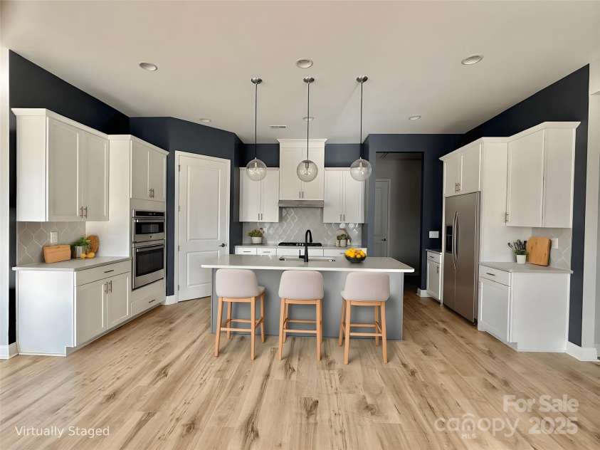 405 Northgate Boulevard, Indian Trail, NC 28079.  MLS# CAR4202537, YatesRealty ID 16545. Virtually Staged Kitchen