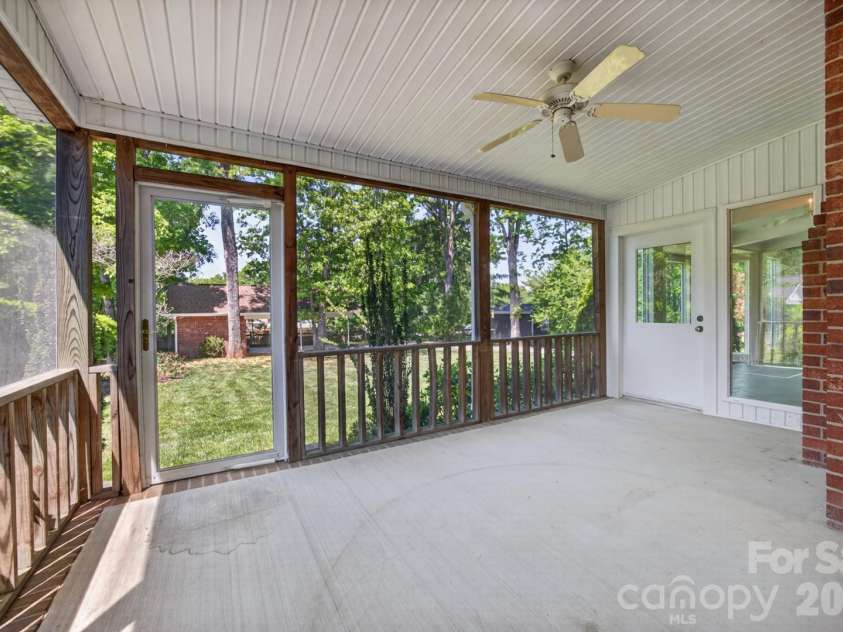 236 Richmond Road, Salisbury, NC 28144.  MLS# CAR4373599, YatesRealty ID 16551. Screen Porch