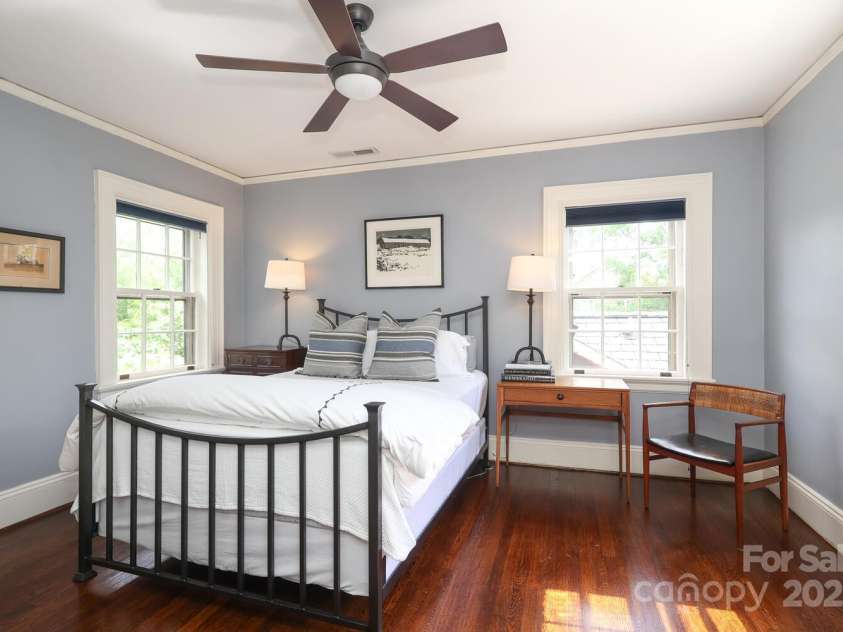 801 Berkeley Avenue, Charlotte, NC 28203.  MLS# CAR4243882, YatesRealty ID 16552. Third full bedroom on the second floor