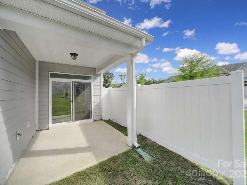 4003 Rothwood Lane, Harrisburg, NC 28075.  MLS# CAR4264020, YatesRealty ID 16559. Covered Patio