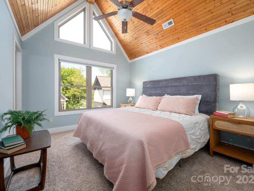15 Gratitude Drive, Asheville, NC 28806.  MLS# CAR4254992, YatesRealty ID 16563. Check out the primary vaulted ceilings!