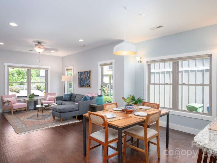 15 Gratitude Drive, Asheville, NC 28806.  MLS# CAR4254992, YatesRealty ID 16563. Cottage community with no common walls, slab foundation for low maintenance. Large closets and pull down stairs to attic storage.