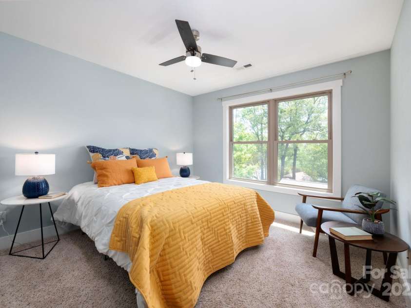 15 Gratitude Drive, Asheville, NC 28806.  MLS# CAR4254992, YatesRealty ID 16563. Rear bedroom great for guests