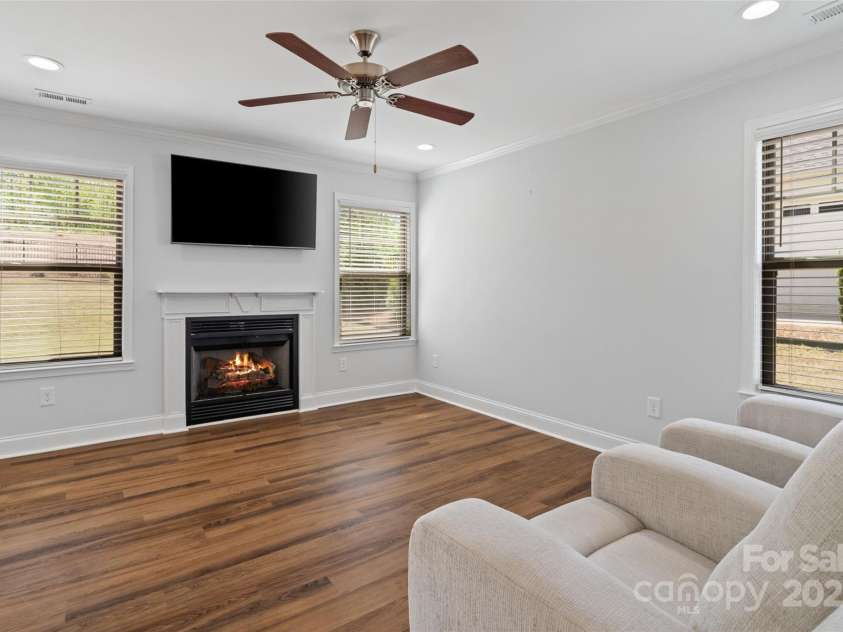 10270 Lakeshore Drive, Lancaster, SC 29720.  MLS# CAR4240067, YatesRealty ID 16567. Living Room with Fireplace
