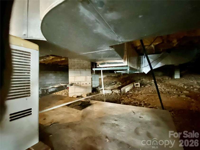 306 US Hwy 70A E Highway, Hildebran, NC 28637.  MLS# CAR4343164, YatesRealty ID 1657. CRAWL SPACE UNDER HOUSE