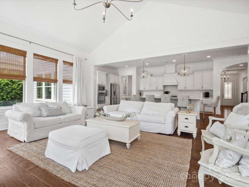 435 Galbreath Court, Fort Mill, SC 29708.  MLS# CAR4261565, YatesRealty ID 16571. An abundance of light in the family room