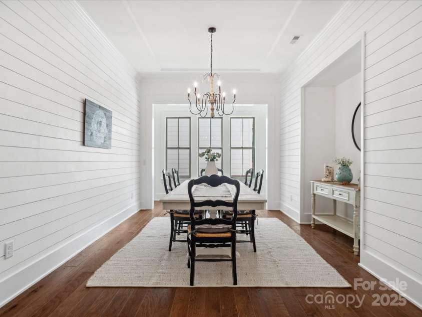 435 Galbreath Court, Fort Mill, SC 29708.  MLS# CAR4261565, YatesRealty ID 16571. Dining room with shiplap