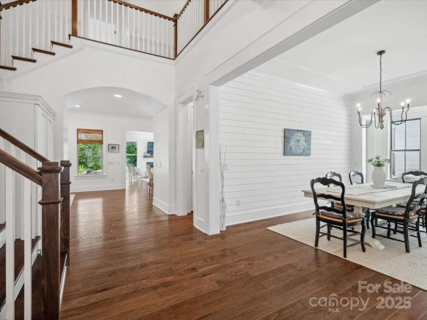 435 Galbreath Court, Fort Mill, SC 29708.  MLS# CAR4261565, YatesRealty ID 16571. Foyer with wrap around stairs