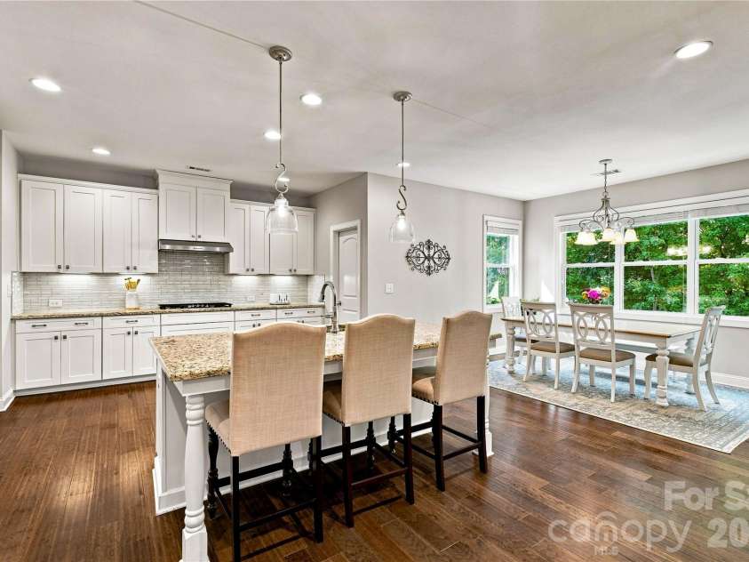 109 Athens Court, Mooresville, NC 28115.  MLS# CAR4413140, YatesRealty ID 16577. Large open kitchen and breakfast nook