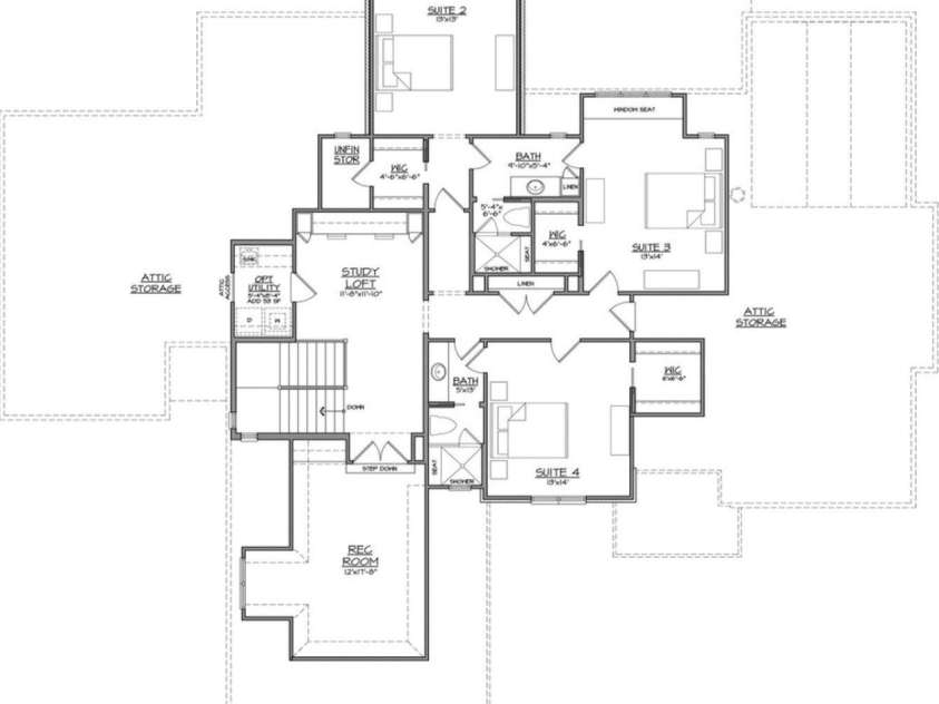 706 Deodar Cedar Drive, Weddington, NC 28104.  MLS# CAR4375314, YatesRealty ID 16594. Second Level