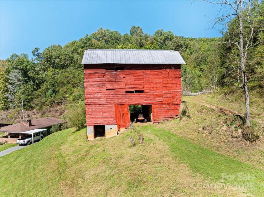 1623 Ammons Branch Road, Marshall, NC 28753.  MLS# CAR4307032, YatesRealty ID 166. Once used for tobacco