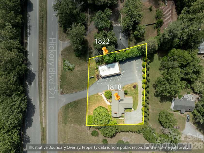 1818 Hickory Boulevard, Lenoir, NC 28645.  MLS# CAR4375626, YatesRealty ID 16601. 