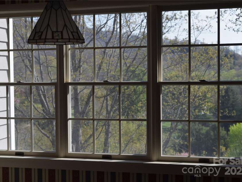 374 Skylark Lane, Waynesville, NC 28786.  MLS# CAR4247078, YatesRealty ID 16608. View from the Kitchen Nook