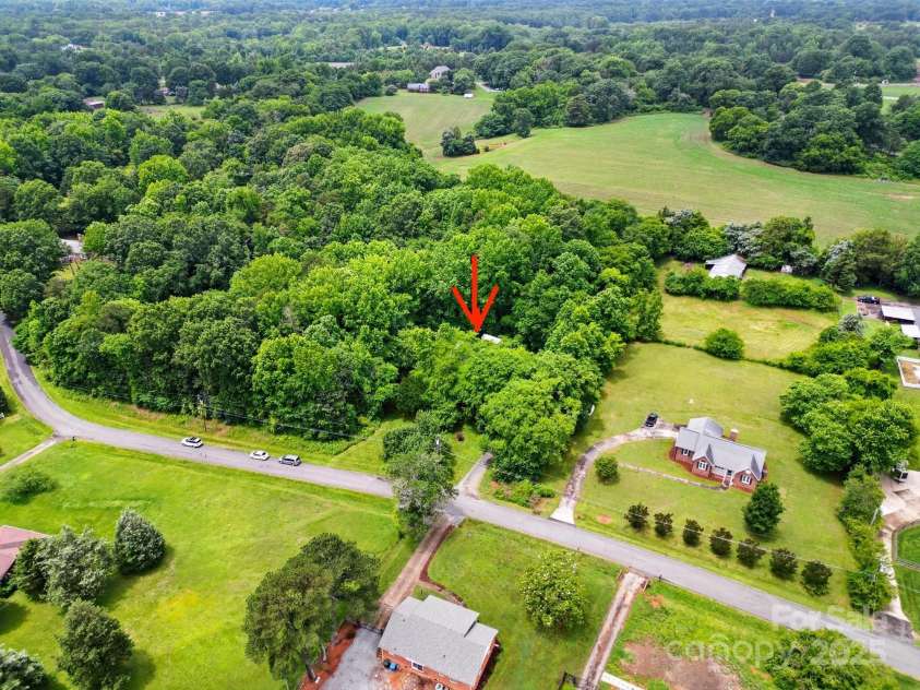7725 Whitmire Lane, Mint Hill, NC 28227.  MLS# CAR4265038, YatesRealty ID 16623. Aerial view