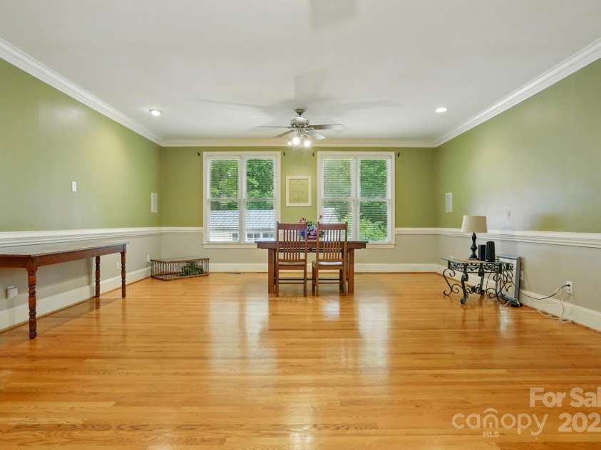 7725 Whitmire Lane, Mint Hill, NC 28227.  MLS# CAR4265038, YatesRealty ID 16623. Family Room & Dining Area