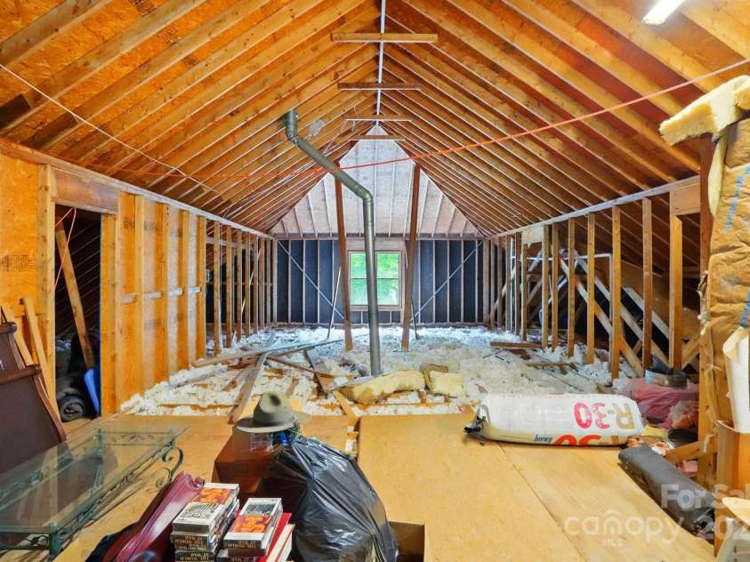 7725 Whitmire Lane, Mint Hill, NC 28227.  MLS# CAR4265038, YatesRealty ID 16623. Walk-in Attic