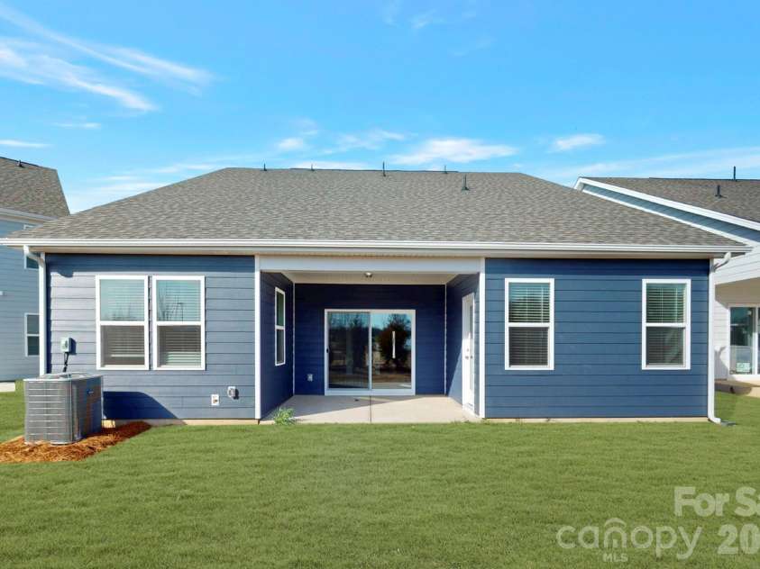 1334 Fremont Drive, Wingate, NC 28174.  MLS# CAR4337630, YatesRealty ID 16625. Rear exterior