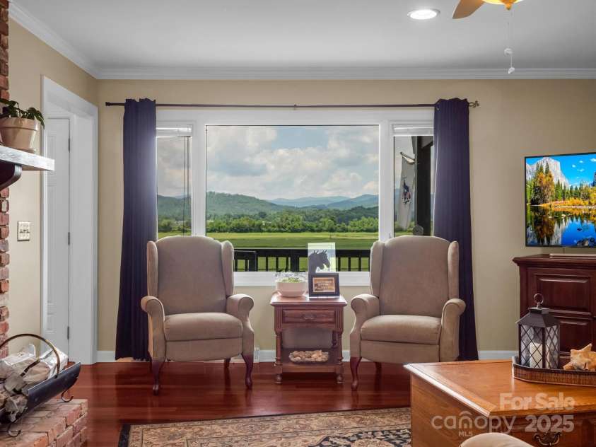 24 Middlemount Road, Pisgah Forest, NC 28768.  MLS# CAR4245556, YatesRealty ID 16634. So relaxing!