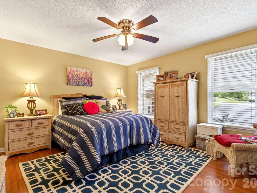 54 Deer Run Drive, Marion, NC 28752.  MLS# CAR4366901, YatesRealty ID 16636. Roomy second bedroom with ceiling fan