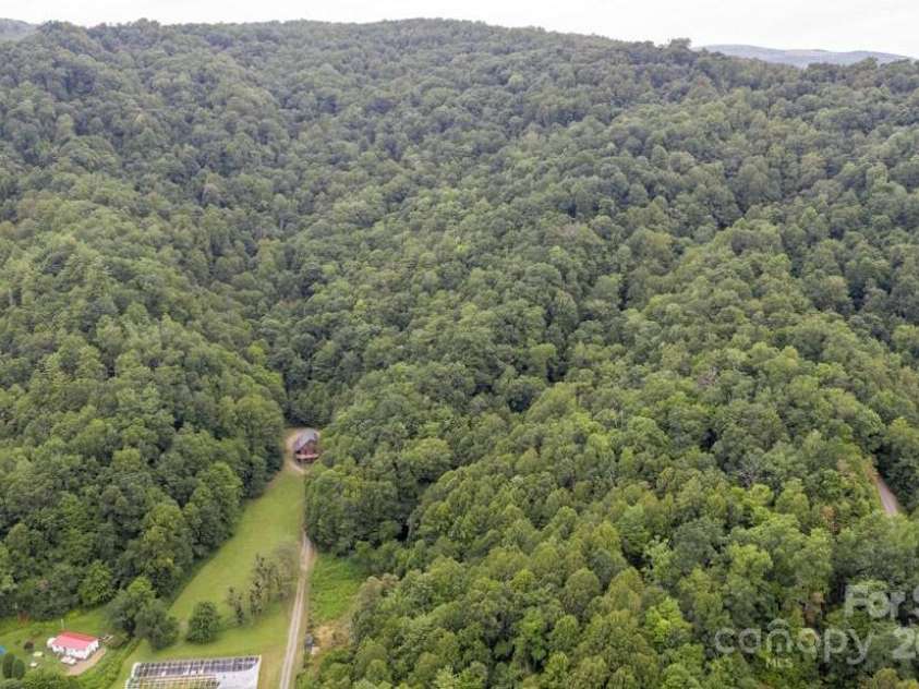 8020 Meadow Fork Road, Hot Springs, NC 28743.  MLS# CAR4306581, YatesRealty ID 16652. Big views from the ridge top and adjoining USFS land