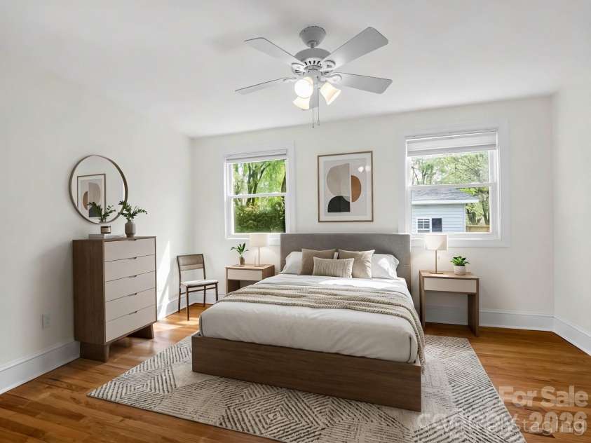 212 Vance Avenue, Black Mountain, NC 28711.  MLS# CAR4367004, YatesRealty ID 16655. Guest room. (virtual staging)