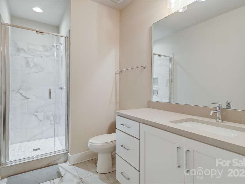 2123 Isom Street, Charlotte, NC 28208.  MLS# CAR4226321, YatesRealty ID 1666. 1st floor bathroom