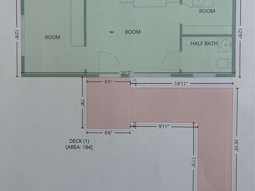 1224 Loop Road, Hookerton, NC 28538.  MLS# CAR4359217, YatesRealty ID 16669. Beauty Shop Floor Plan