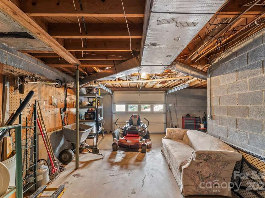 3829 Norman Road, Morganton, NC 28655.  MLS# CAR4238745, YatesRealty ID 16673. 2nd garage / unfinished basement