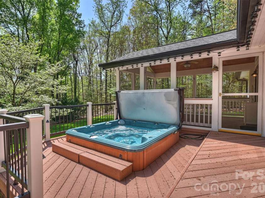 2005 Gathering Place, Kannapolis, NC 28081.  MLS# CAR4365757, YatesRealty ID 16684. Deck & Hot Tub