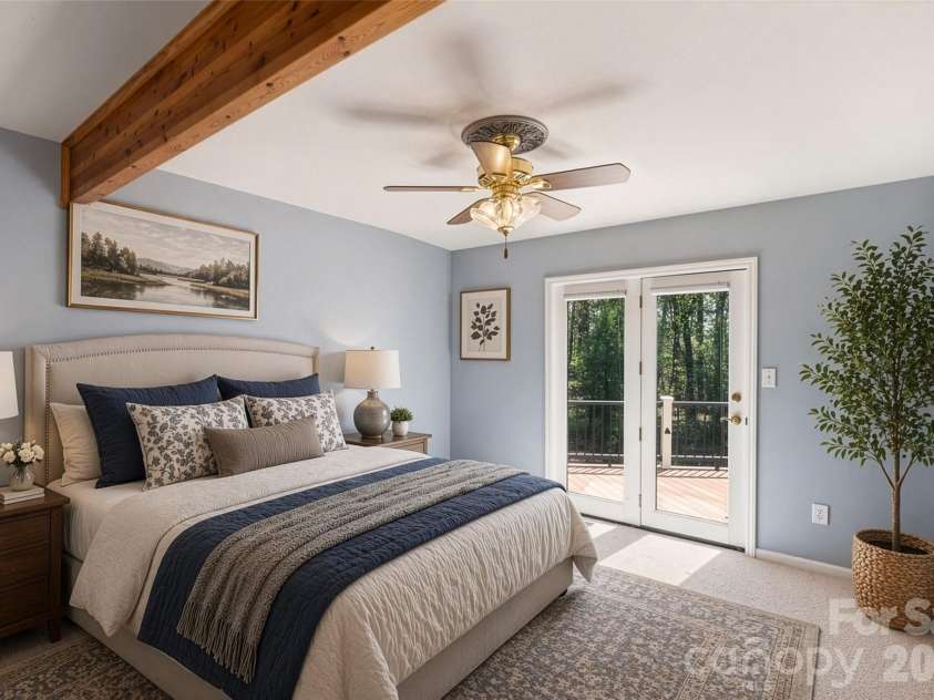 2005 Gathering Place, Kannapolis, NC 28081.  MLS# CAR4365757, YatesRealty ID 16684. Downstairs Bedroom - Staged